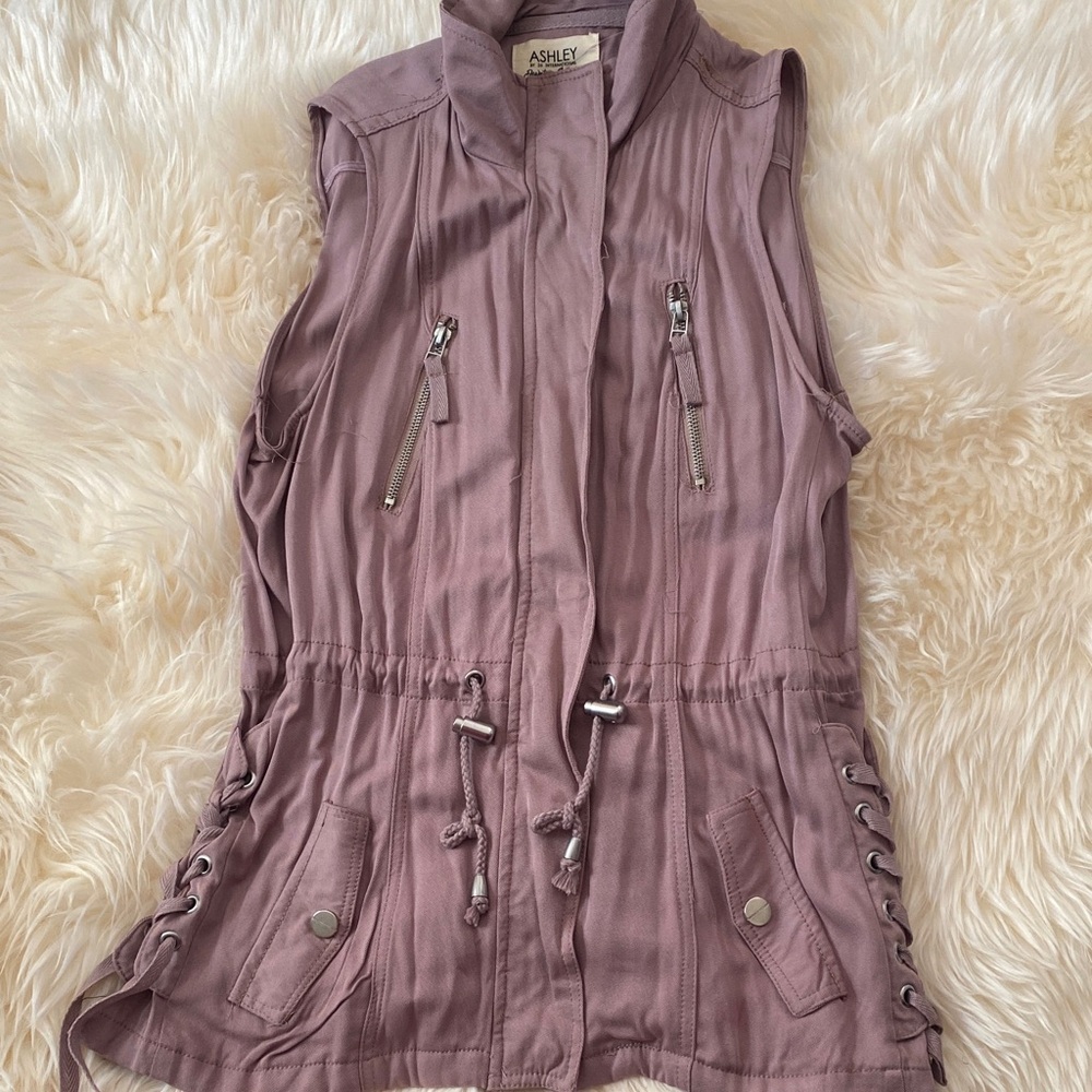 Ashley By 26 International Women's Dusty Pink Vest